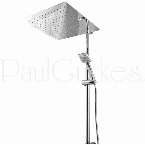 Regenduschkopf Schwarz Kopfbrause Eckig Regendusche 200x200 Mm Regenbrause Brausekopf Duschk Edelstahl Poliert Regendusche Für Kopfbrause