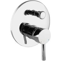 PaulGurkes Design Unterputz Duscharmatur Wannenarmatur mit Umsteller rund