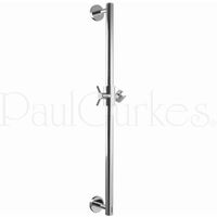 Duschstangen-Set Mit Kreuzgriff – Komplettset Aus Metall Mit Verstellbarer Halterung & Handbrause