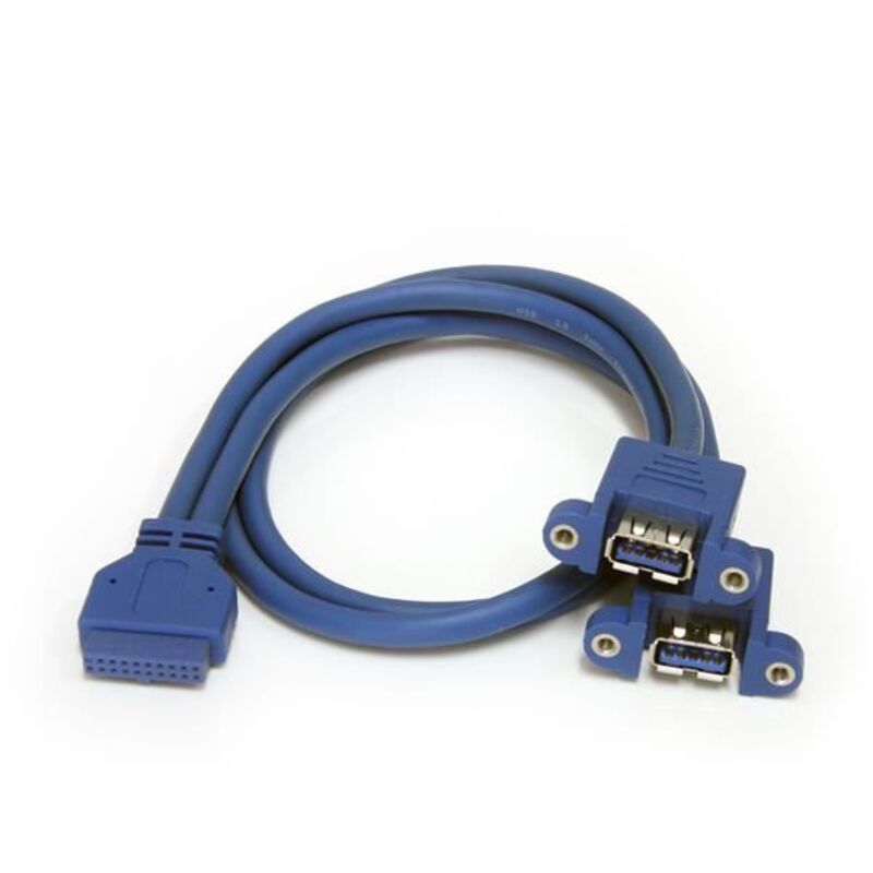 iHaospace - Hub USB interno da 1 a 4, scheda madre a 9 poli, spina