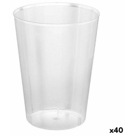 SPARKLERS CLUB ECOCUP Set Bicchieri Riutilizzabili 25cl (33cl Pieni) In Polipropilene, Traslucidi, Per Feste E Eventi - Confezione Da 101? - 4