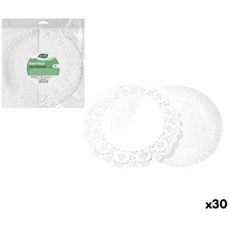Vassoio In Ardesia Rotondo Da 35 Cm Lacor – Artigianale, Per Piatti Caldi E Freddi, Con Tasselli Antiscivolo