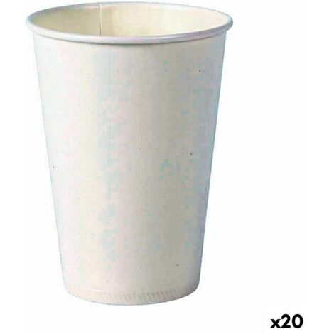 Horeca Collection MAXI PRODUCTS - Bicchieri da caffè usa e getta bianchi - Bicchieri di cartone - Bicchieri usa e getta Catering - Bicchieri caffè da asporto - Adatto per bevande calde