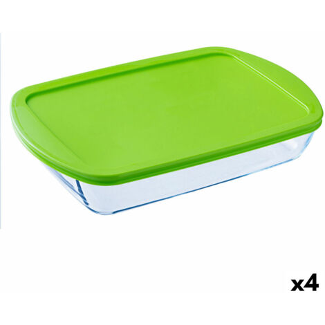 Contenitore ermetico rettangolare in vetro Cook&Go Dimensione 20x15x5
