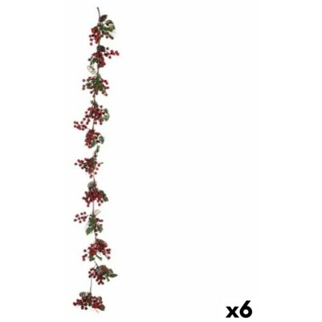 WeRChristmas Ghirlanda Verde Unita 5,5 Metri – Flessibile E Multiuso Per Scale, Camini E Porte – Decorazione Natalizia Lusso