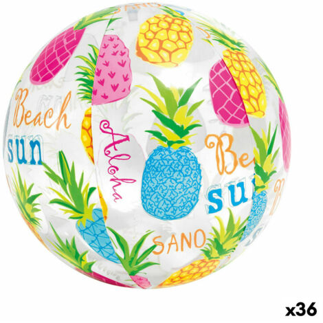 Set Di 3 Palloni Da Spiaggia Gonfiabili – Diametro 40 Cm, PVC Spesso, Colori Animali