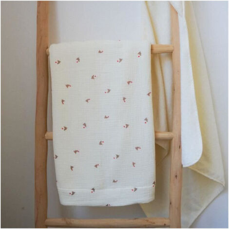 Coperta Neonato In Mussola Di Cotone Con Minky – Morbida E Arcobaleno (100x100 Cm) - 3