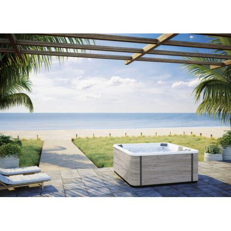 Spa rigide Happy 5 Kinedo - 6 places - Bois