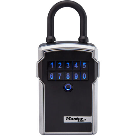 MASTER LOCK Boîte à Clé Connectée [Bluetooth ou Combinaison] [Anse] [Etanche - Extérieur] 5440EURD - Boite à Clé Sécurisée Select Access