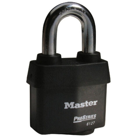 MASTER LOCK Cadenas Haute Sécurité Etanche [Extérieur] [Clé] [CEN Insurance Approved] 6127EURD - Idéal pour les secteurs des transports et de l'industrie