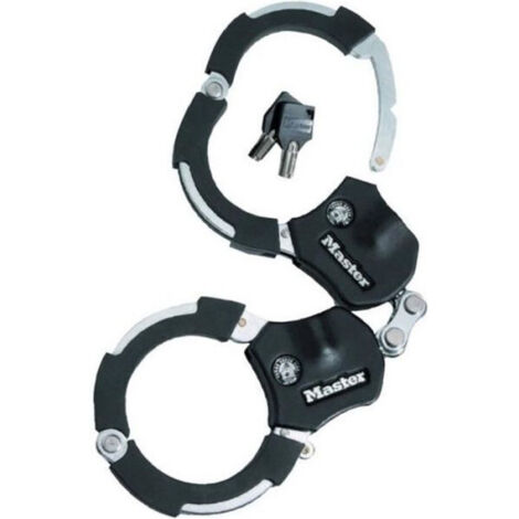 Antivol de cadre noir Master Lock 8200EURDPRO – Acier laminé durable – Fermeture à clé – Sécurise vélos, trottinettes, poussettes – Marvel - S274302 (1/10)