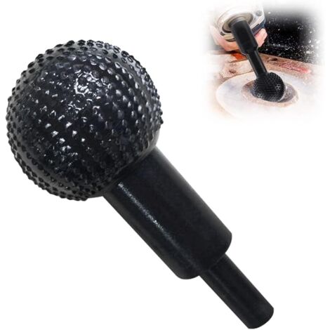 Fresa esférica giratoria Ø 40 mm, escofina esférica para brocas, herramienta de tallado para metal, fresa para madera, cabezal de rectificado esférica