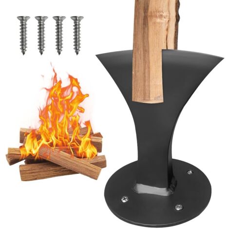 Cortadora de leña, cuña cortadora de leña de alta resistencia, pequeña cortadora de leña manual para chimeneas pequeñas