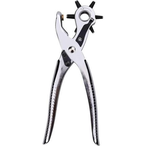 Set di 7 fustelle per pelle, strumenti per punzonatura a vuoto / Set di fustelle per taglio e punzonatura per lavori artigianali in pelle fai da te - Italia