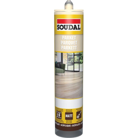Joint Parquet - Mastic acrylique pour parquet - Soudal - 290 ml Erable