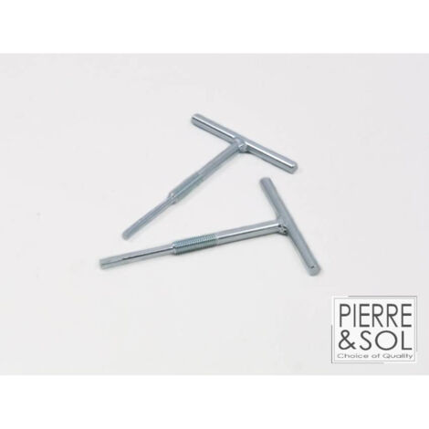 Clé mixte 2 pièces pour couvercles Alucover et Alucover Light – Hauteur 7,25 cm – Retrait facile et rapide – Usage professionnel – ACO (1/3)