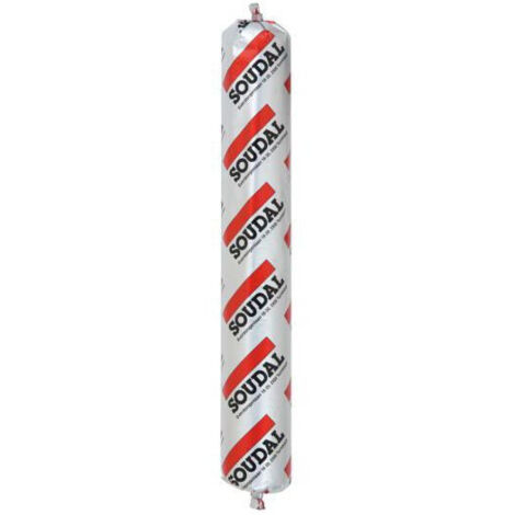 Soudaseal 215LM - Mastic polymère hybride pour façade EC 1 PLUS - Soudal - Poche de 600 ml Brun Foncé