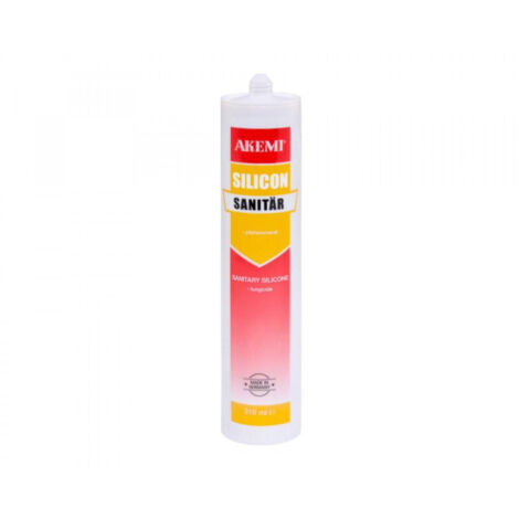 Silicone Sanitaire - précoloré - Akemi - Cartouche de 310 ml              Pergamon 07 (1/2)
