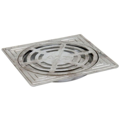 Grille en aluminium pour chambre de visite et skimmer de piscine - LINE ECO -   14,8 x 14,8 cm