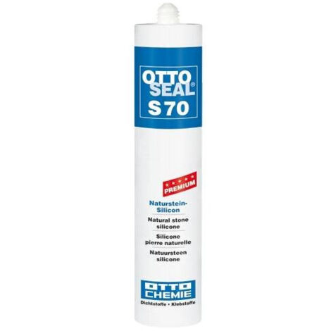 Ottoseal S 70 - Silicone pierre naturelle premium - Otto Chemie -  Anthracite gris mat (1/5)