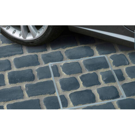Couvercle à paver en aluminium avec lèvres -   70 x 70 cm