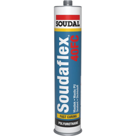 Soudaflex 40FC - Mastic colle polyuréthane - Soudal - 310 ml Acajou (285)			