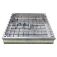 Couvercle à carreler étanche 40 x 40 cm – Aluminium extrudé – Joint EPDM pour étanchéité totale – Accès rapide avec clés de levage – L&S