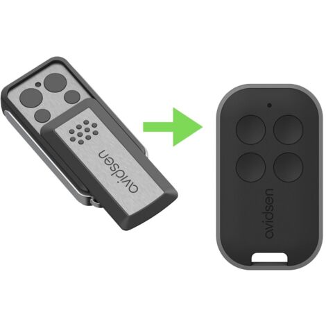 Mando a distancia de 4 botones con rolling code para diez dispositivos - Avidsen - 114253