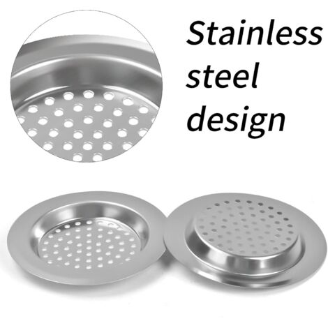 Crépine Universelle Acier Inoxydable,Filtre Evier Cuisine Universel