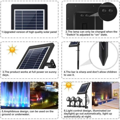 Bougies LED Solaires Flottantes 2 Pièces - Lampes Piscine Solaires Flamme Vacillante Avec Télécommande - IP68