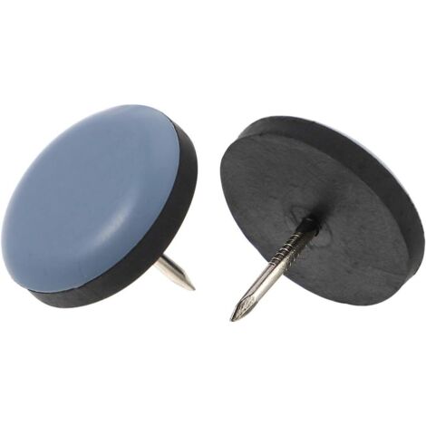 Lot de 20 patins de meubles à ongles pour pieds de chaise, pieds de chaise, pieds de chaise, tapis de sol dur,30mm (1/5)