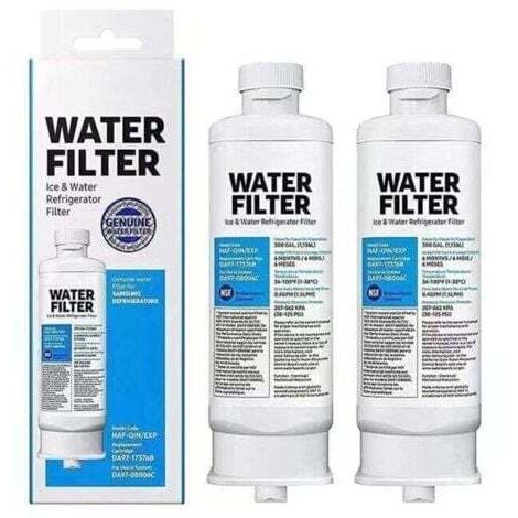 Lot de 2 filtres à eau compatibles pour réfrigérateur Samsung DA97-17376B (HAF-QIN/EXP), pièces détachées (1/4)