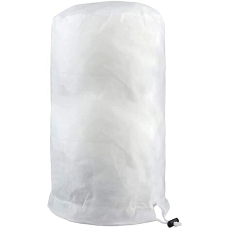 Housse de Protection pour Plantes d'Hiver, Housse d’Hivernage pour Plantes de Jardin Réutilisable,Housse Hivernage Plante avec Fermeture Éclair et Cordon de Serrage (120×180cm,blanc×1) GROOFOO (1/5)