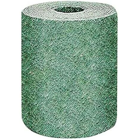 AIDUCHO Tapis De Graines D'herbe Biodégradable, Rouleau À Fixation Tout En Un Vert Pour Pelouses Plantes Germination Tapis Pour Chien, Isolation Thermique Hydratante Anti-Érosion - 10mx0.2m (1/5)