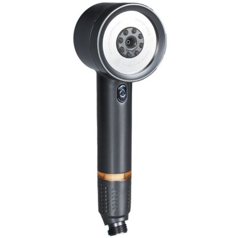 Pommeau Douche Haute Pression en Acier Inoxydable 304 Douchette Douche Aalle de Bain Economie d'Eau Installation Facile GROOFOO (1/4)