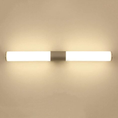 Applique Murale Miroir Avant Lumière Led Applique Murale Projecteur Salle Den éclairage Miroir Armoire Maquillage Commode Support Lumière,Lumière Chaude-12W/25Cm (1/5)