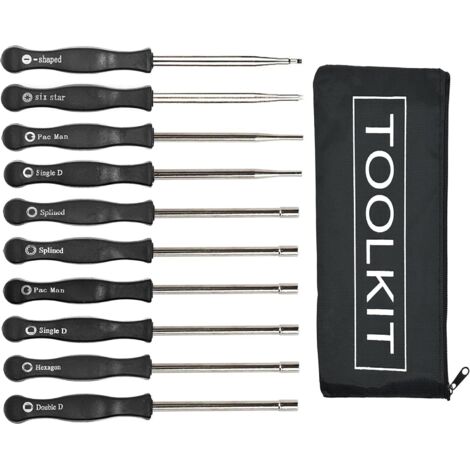 AIDUCHO 10 pcs Outil de réglage du carburateur Kit de tournevis pour carburateur à 2 cycles commun Réglage du petit carburateur Moteur Réglage de l'outil de réglage (1/5)