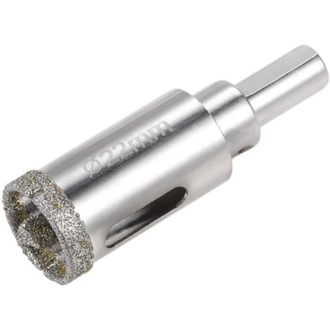 AIDUCHO Diamant Foret De Scie Cloche En Verre Avec Embout Pilote Central Pour Verre, Céramique Carrelage 22mm (1/5)
