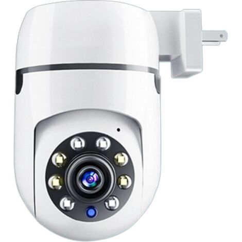 GROOFOO PTZ Camera Exterieur, Caméra Surveillance WiFi Audio Bidirectionnel, Vision Nocturne Infrarouge, Détection de Mouvement, Notifications D'événements, Alarme APP, 3MP (1/5)
