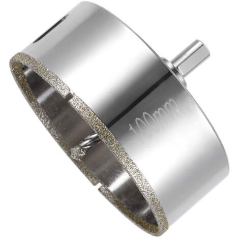 YIDOMDE Scie Cloche Diamantée avec Foret Guidage de Centrage, Scie Cloche Carrelage avec Revêtement Diamant, Foret Trépan Diamant pour Verre, Carrelage, Céramique, Marbre, Granit (100mm) (1/5)