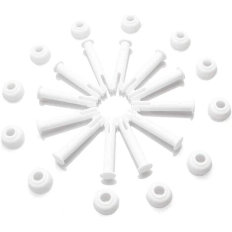 Joint Pins & Joints (12 pcs) pour Intex Round Metal Frame Pools Pièces de Rechange,Intexpool Replacement Spare Parts (6cm / 2.36in) (1/5)