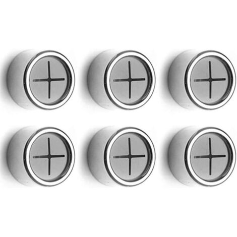 6 crochets Attache Torchon,Accroche Torchons Adhesif,Accroche Torchon Ventouse Torchon Cuisine,Porte Torchon Ventouse Pour Salle De Bain,Armoire Et Placard (ABS Rond) GROOFOO (1/5)