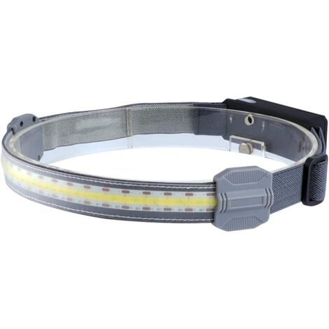 Lampe frontale à LED COB USB,lampe frontale élastique durable à profil ultra-bas,conception légère,étanche,lumières LED lumineuses,3 modes,pour la course,la randonnée (1/5)