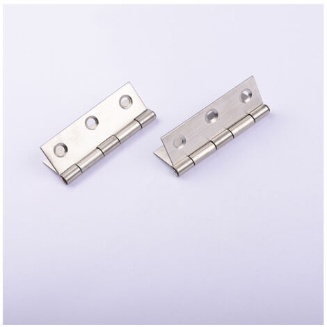 Paumelles,Charnière Inox,4 pcs Charnière Meuble Charnière Porte Charnière Piano Pour La Maison Meubles Matériel Armoire Garde Porte Tiroir (vis non incluses) GROOFOO (1/5)