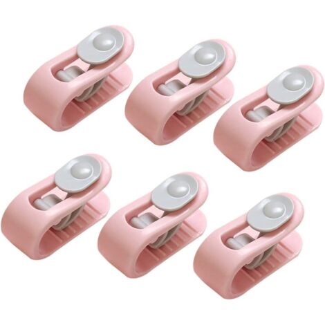 GROOFOO Couette Clips Couture Clips Housse de Couette Clips Artisanat Clips Couette Pinces en Plastique Couvertures Fixation Lit Feuille Fixateur à Coudre Pince Quilting Fournitures pour 24 Pièces GRO (1/5)