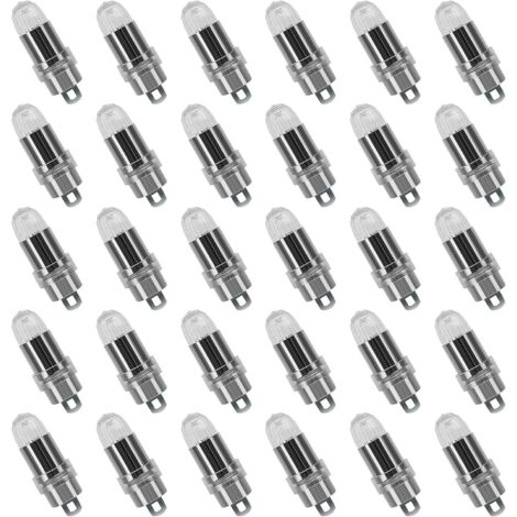 30PCS LED Ballons Lampes Lumineuses Blanc froid pour Lanterne Papier Décoration Mariage, Fête [Classe énergétique A+] (1/5)