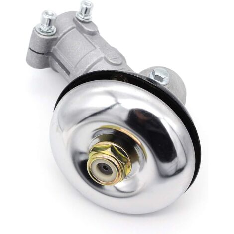Tête de débroussailleuse 28mm – Renvoi d'angle rond 9 dents en alliage aluminium et acier – Compatible tondeuses et coupe-herbes