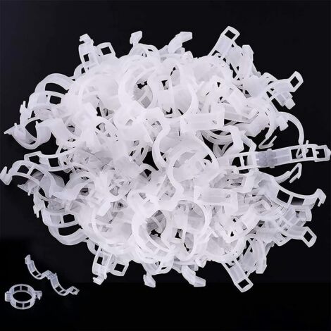 GROOFOO 150 Pièces Clip Support Plantes Jardin, Fleur Clips Fixation, Plante Clips, à de Nombreuses Plantes avec des Tiges ou des Vignes Assez Petites, aux Jardins, Fermes et Balcons (1/5)