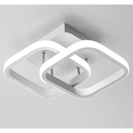 Plafonnier LED, Plafonnier Moderne 20W 2040LM, Lustre blanc Acrylique, Lampe de Plafond pour Salon, Couloir, Salle à Manger, Cuisine, Blanc Froid / 6000K (1/5)