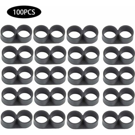 YIDOMDE 100 pièces Eph Bouchon de Tube d'eau Bouchon d'irrigation Goutte à Goutte en Plastique raccords d'irrigation avec Huit Formes pour arrosage Jardin Serre Patio pelouse(16mm) (1/5)
